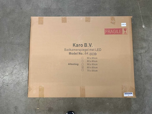 Karo - 64.0039 - badkamerspiegel met led - afbeelding 2 van  3