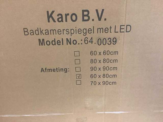 Karo - 64.0039 - spiegel + led - afbeelding 3 van  3