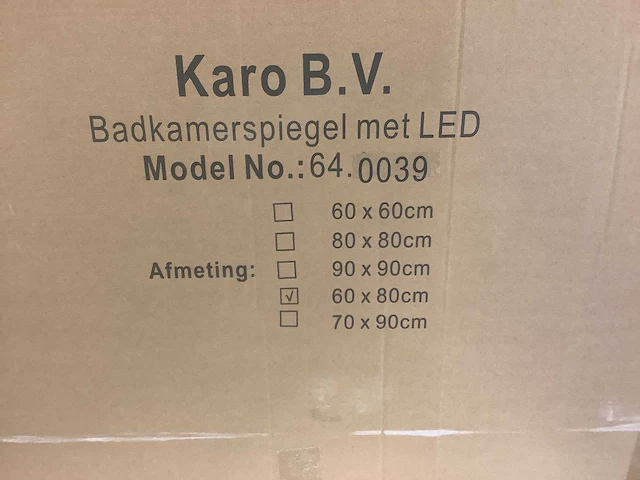 Karo - 64.0039 - spiegel + led - afbeelding 3 van  3