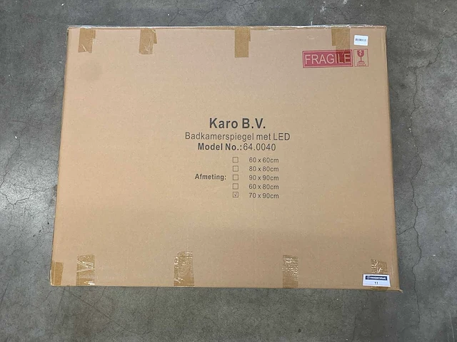 Karo - 64.0040 - badkamerspiegel met led - afbeelding 2 van  3