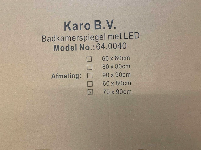 Karo - 64.0040 - badkamerspiegel met led - afbeelding 3 van  3