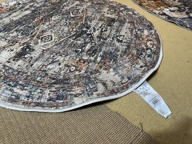 Karpet home bound by ky, rond, meerkleurig - afbeelding 4 van  4