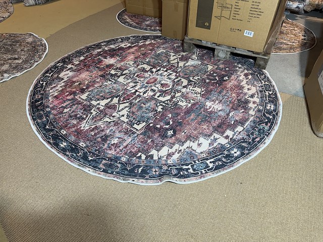 Karpet home bound by ky, vintage, meerkleurig - afbeelding 2 van  4