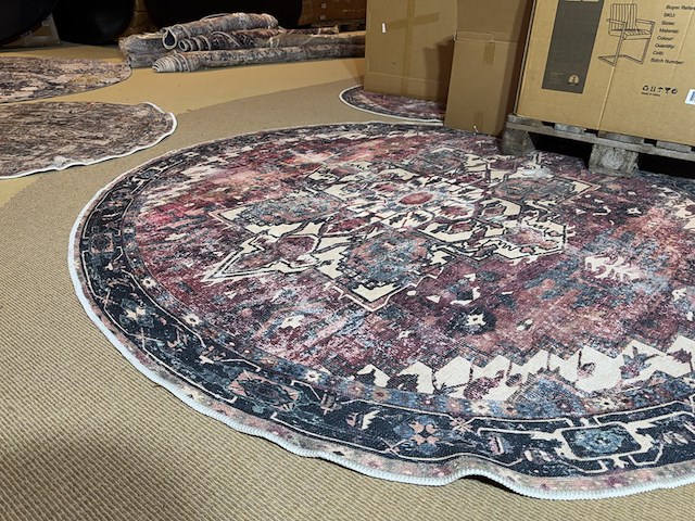 Karpet home bound by ky, vintage, meerkleurig - afbeelding 3 van  4