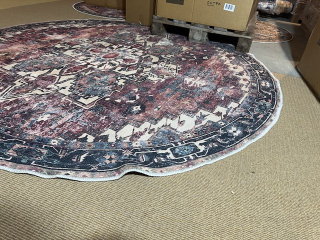 Karpet home bound by ky, vintage, meerkleurig - afbeelding 4 van  4