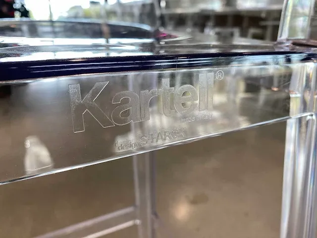 Kartell one more please - vierkant high transparant barkruk (7x) - afbeelding 11 van  14