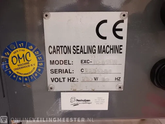 Karton sealing machine exc-105sdr - afbeelding 3 van  17