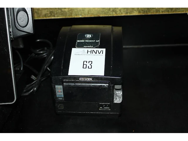 Kassasysteem bork horeca bestaande uit pos terminal, touchscreen elo, twee monitoren, bumperkeypad en bonne... - afbeelding 1 van  2