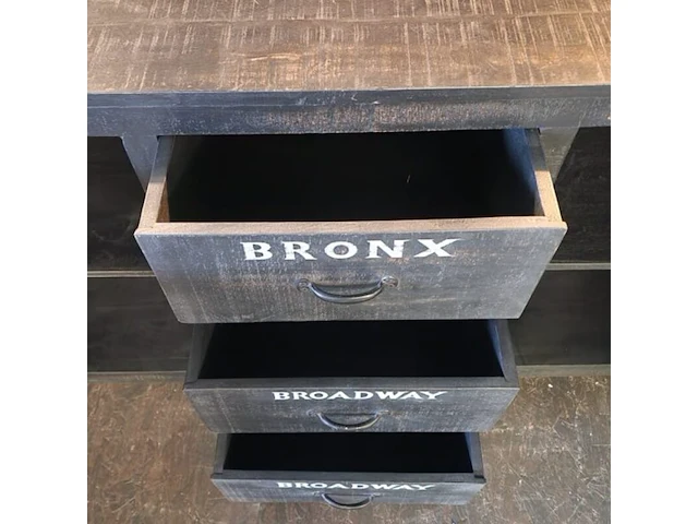 Kast chesterfield, bronx, grijs - afbeelding 4 van  6