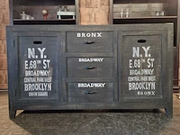 Kast chesterfield, bronx, grijs - afbeelding 5 van  6