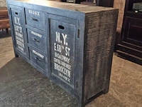 Kast chesterfield, bronx, grijs - afbeelding 6 van  6