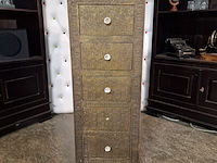 Kast chesterfield, chesterfield , bruin - afbeelding 1 van  5