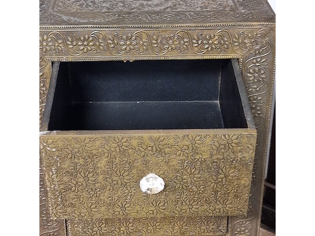 Kast chesterfield, chesterfield , bruin - afbeelding 5 van  5