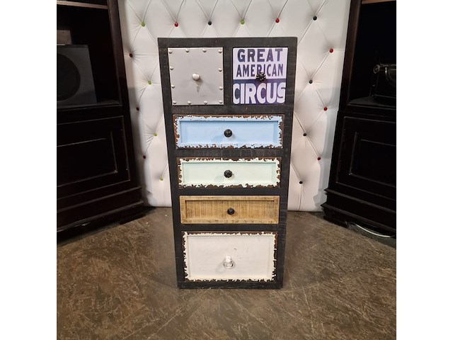 Kast chesterfield, chesterfield, meerkleurig - afbeelding 4 van  4