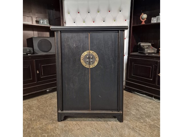 Kast chesterfield, chesterfield, zwart - afbeelding 1 van  5