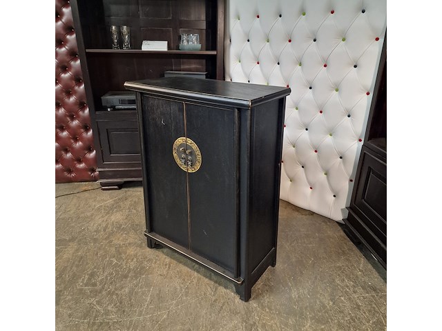 Kast chesterfield, chesterfield, zwart - afbeelding 2 van  5