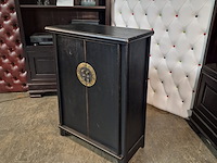 Kast chesterfield, chesterfield, zwart - afbeelding 2 van  5