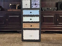 Kast chesterfield, grote amerikaanse circus, bruin - afbeelding 1 van  3
