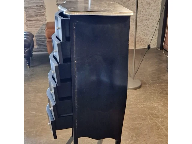 Kast chesterfield, zwart - afbeelding 2 van  3