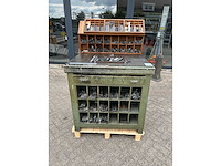 Kast met toebehoren degelstansmachine - afbeelding 2 van  5