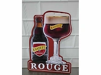 Kasteel rouge bier - reclamebord - afbeelding 2 van  2