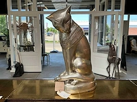 Kat bronzen beeld - afbeelding 1 van  5
