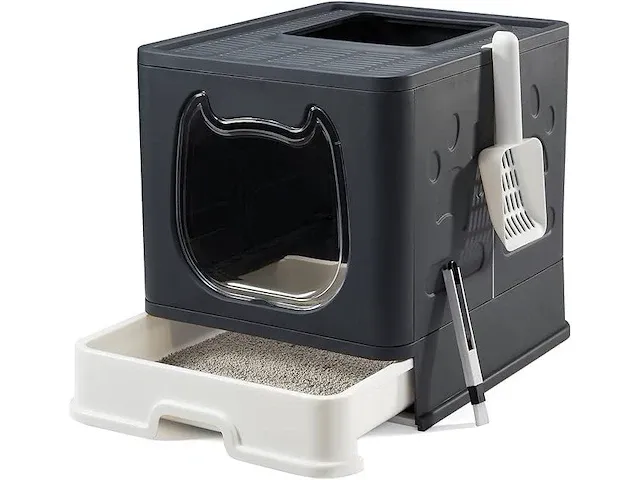 Kattentoilet zwart - afbeelding 1 van  6
