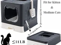Kattentoilet zwart - afbeelding 2 van  6