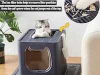 Kattentoilet zwart - afbeelding 6 van  6