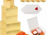 Kattepote gouden geschenkdozen set - afbeelding 1 van  4