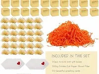 Kattepote gouden geschenkdozen set - afbeelding 3 van  3