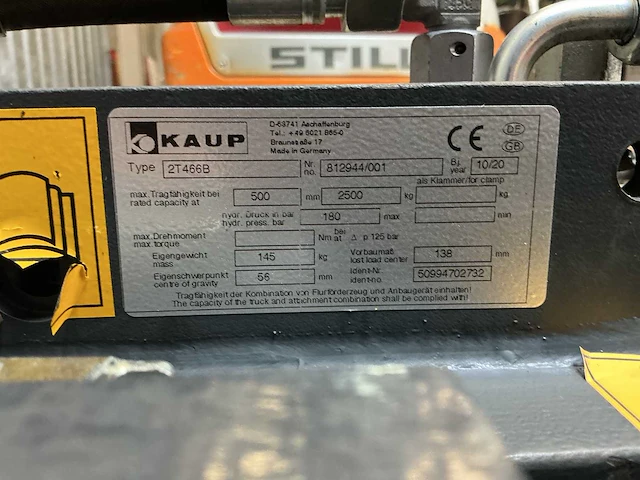 Kaup - fem 2 2t466b - accessoire voor vorkheftrucks - 2020 - afbeelding 4 van  4