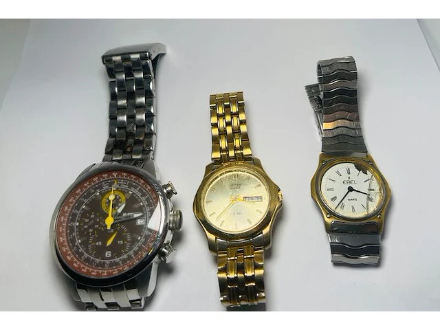 Kavel van 3 diverse horloges - ebel, citizen, k-swiss - afbeelding 1 van  1