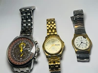 Kavel van 3 diverse horloges - ebel, citizen, k-swiss - afbeelding 1 van  1