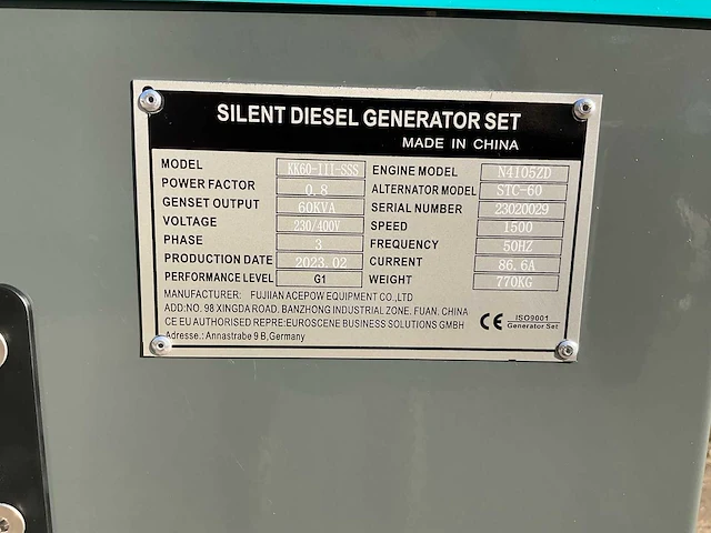 Kawakenki - kk60-iii-sss - stroomgenerator - afbeelding 2 van  5