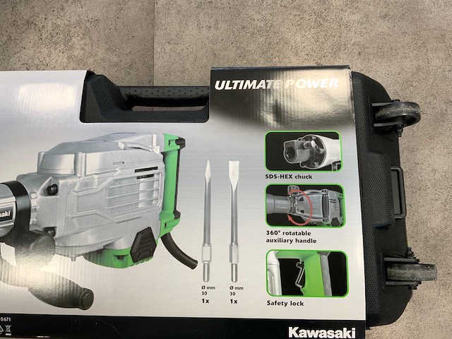 Kawasaki - kedh-1700-1 - breekhamer - afbeelding 4 van  8