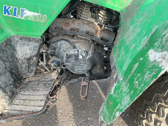 Kawasaki klf220 quad - afbeelding 3 van  11