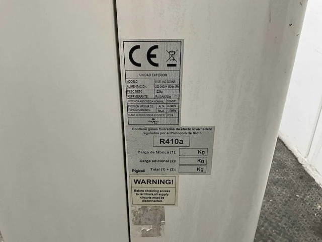 Kaysun kue-140 3dvn5 airconditioning - afbeelding 2 van  6