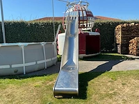 Kbt professioneel aanbouwglijbaan glijbanen rvs - afbeelding 1 van  15