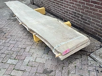 Kd gedroogd esdoorn - 150 x 700 x 2690 mm - schaaldeel (2x) - afbeelding 1 van  6
