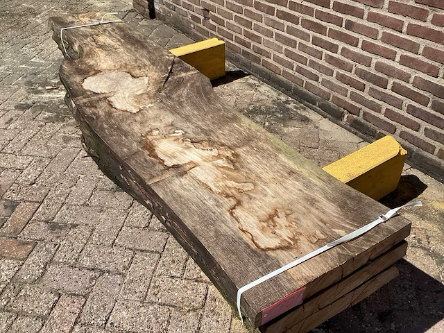Kd gedroogd iepen - 210 x 520 x 2400 mm - schaaldeel (3x) - afbeelding 1 van  6