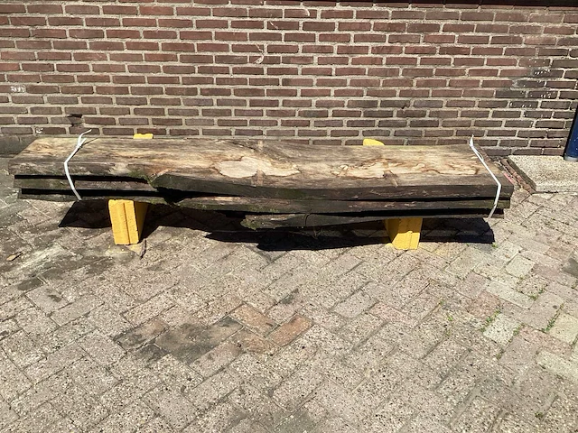 Kd gedroogd iepen - 210 x 520 x 2400 mm - schaaldeel (3x) - afbeelding 2 van  6