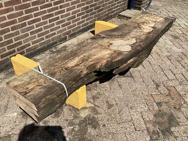 Kd gedroogd iepen - 210 x 520 x 2400 mm - schaaldeel (3x) - afbeelding 3 van  6