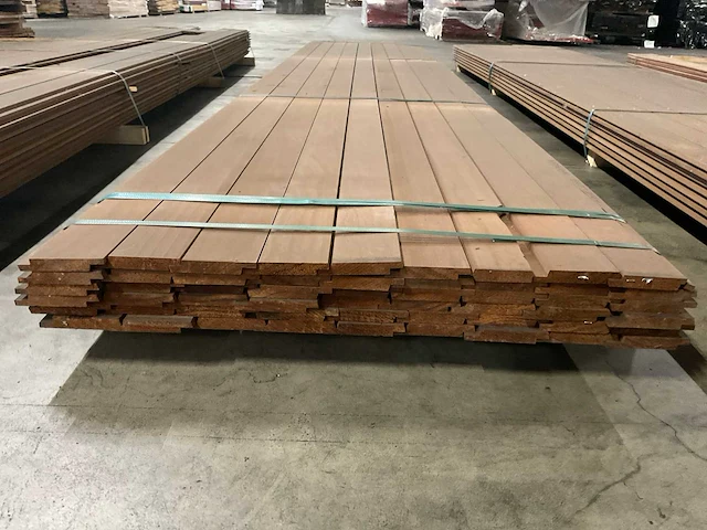 Kebony radiata shiplapdelen 19x110 mm (54x) - afbeelding 2 van  6