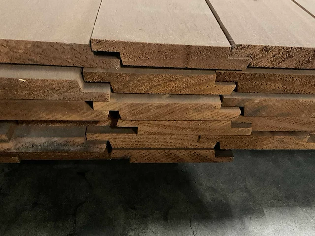 Kebony radiata shiplapdelen 19x110 mm (54x) - afbeelding 6 van  6