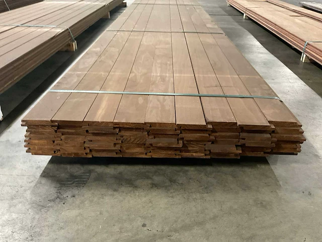Kebony radiata shiplapdelen 19x110 mm (63x) - afbeelding 2 van  6