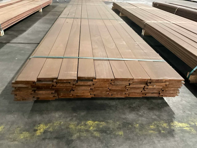 Kebony radiata shiplapdelen 19x110 mm (63x) - afbeelding 4 van  6