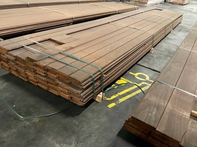 Kebony radiata shiplapdelen 19x110 mm (88x) - afbeelding 3 van  6