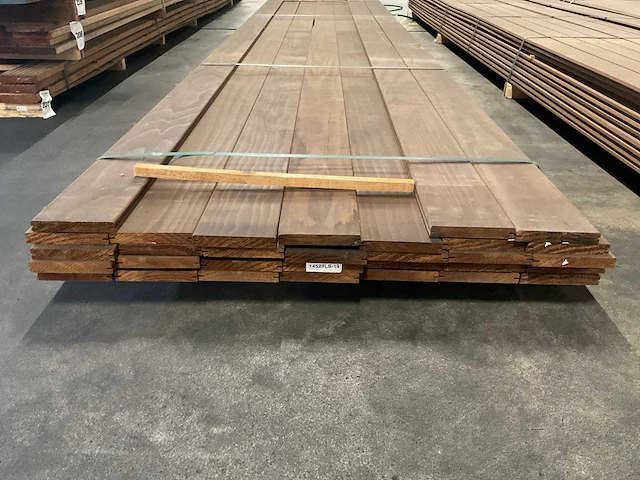 Kebony radiata vlonderdelen glad 22x142 mm (30x) - afbeelding 2 van  6
