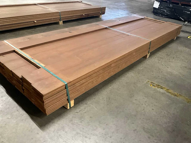 Kebony radiata vlonderdelen glad 22x142 mm (53x) - afbeelding 3 van  6